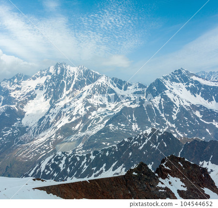 View from Alps Karlesjoch mountain 104544652