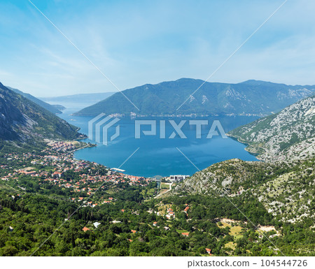 Kotor town on coast  (Montenegro, Bay of Kotor) 104544726