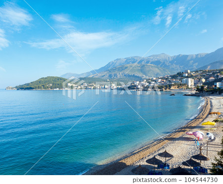 Summer coastline morning view (Albania) Summer coastline morning view (Albania) 104544730