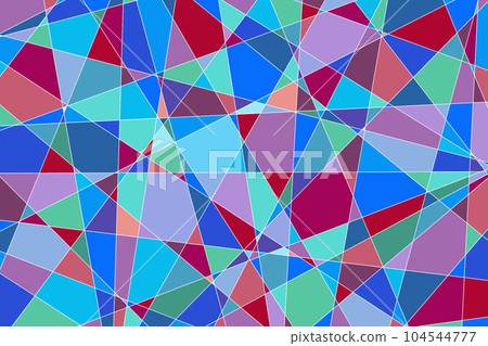 Mosaic pattern of linear divisions such as blue and slightly dull pink Mosaic pattern of linear divisions such as blue and slightly dull pink 104544777