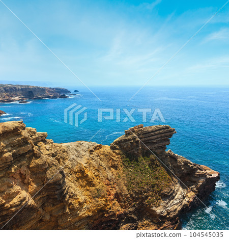 Atlantic coast (Algarve, Portugal). Atlantic coast (Algarve, Portugal). 104545035