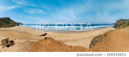 Cordoama beach (Algarve, Portugal). Cordoama beach (Algarve, Portugal). 104545053