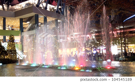 Tokyo Dome Fountain Illumination Tokyo Dome Fountain Illumination 104545189