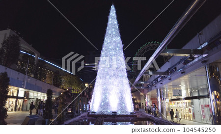 Tokyo Dome tree illumination Tokyo Dome tree illumination 104545250