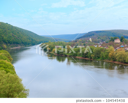 Spring Dnister river, Ukraine 104545438