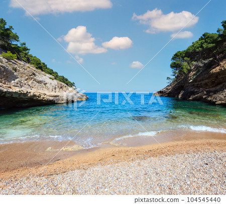 Summer Baia della Pergola beach, Puglia, Italy 104545440