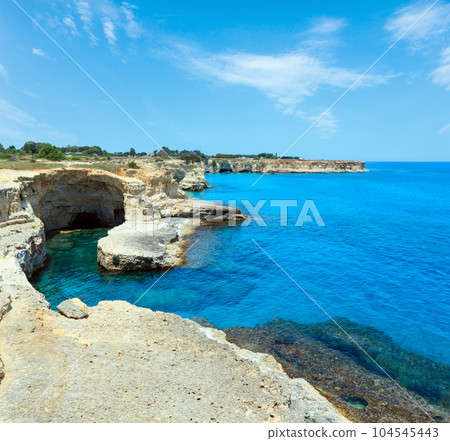 Grotta del Canale, Sant'Andrea, Salento sea coast, Italy 104545443