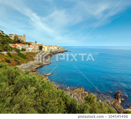 Cefalu coast view Sicily, Italy 104545498