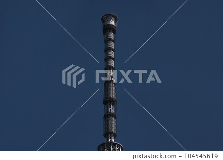 東京晴空塔的天線部分、增益塔和頂部的阻尼裝置 東京晴空塔的天線部分、增益塔和頂部的阻尼裝置 104545619