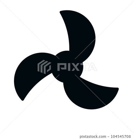 Vector Propeller Screw Symbol 104545708