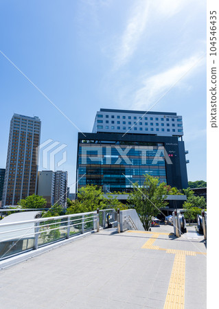Kumamoto Station: The view from the square in front of the Shirakawaguchi (East Exit) of Kumamoto Station (Kumamoto City) Kumamoto Station: The view from the square in front of the Shirakawaguchi (East Exit) of Kumamoto Station (Kumamoto City) 104546435
