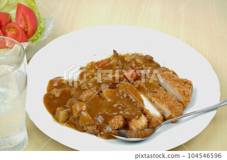 Barley rice and cutlet curry (5) Barley rice and cutlet curry (5) 104546596