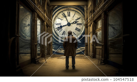 時間旅行圖像AI插畫 時間旅行圖像AI插畫 104547518