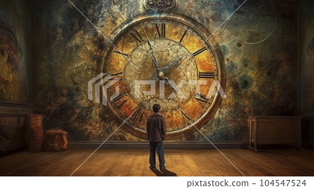 時間旅行圖像AI插畫 時間旅行圖像AI插畫 104547524