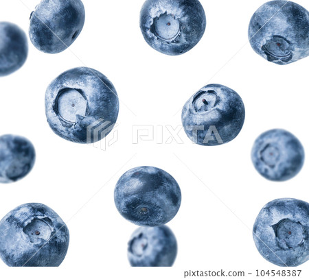 Blueberry flies close-up on a white background. Blueberry flies close-up on a white background. 104548387