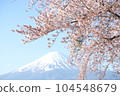 Fujisan and sakura blossom 104548679