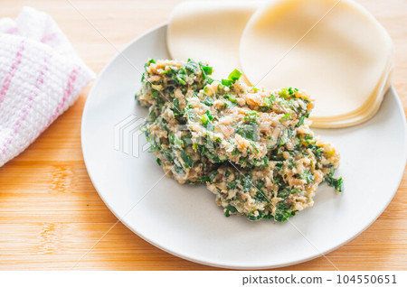 韭菜餃子的製作 104550651