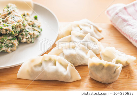 Handmade dumplings Handmade dumplings 104550652