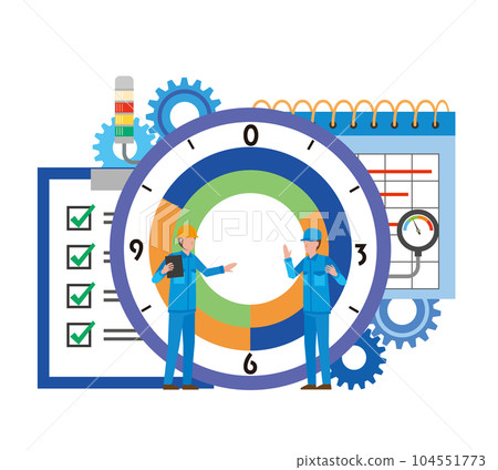 factory shift work factory shift work 104551773