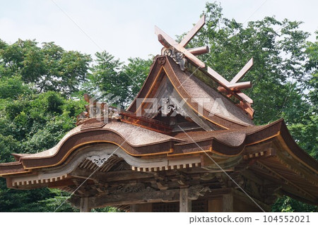 岡山縣津山市一宮市的神社“中山神社”：2023年6月完成大規模修繕（市指定重要文化遺產） 104552021