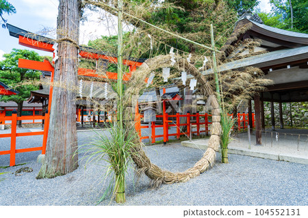 Sakyo Ward, Kyoto City Chinowa-kuguri at Yoshida Shrine Sakyo Ward, Kyoto City Chinowa-kuguri at Yoshida Shrine 104552131