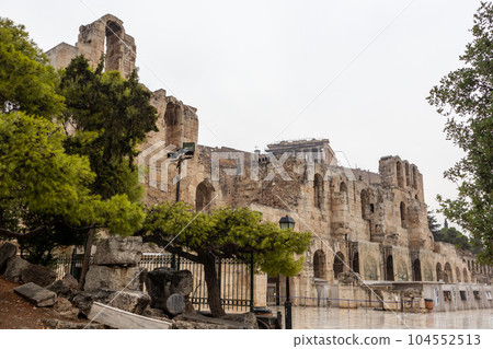 Odeon of Herodes Atticus, Acropolis, Athens Greece Odeon of Herodes Atticus, Acropolis, Athens Greece 104552513