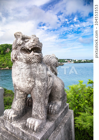 伊計大橋風沙和美麗的大海 104553553