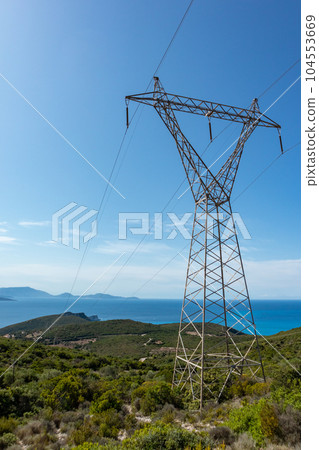Electrical support on Lefkada island in Greece Electrical support on Lefkada island in Greece 104553669