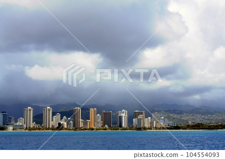 Waikiki Beach Honolulu Hawaii 104554093