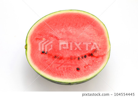 西瓜白色背景 104554445