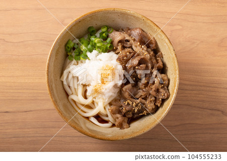 Oni grated meat bukkake udon 104555233