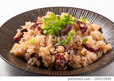 Garlic Octopus Butter Rice 104555690