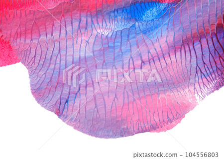 blue pink abstract acrylic painting color texture on white paper background by using rorschach inkblot method blue pink abstract acrylic painting color texture on white paper background by using rorschach inkblot method 104556803