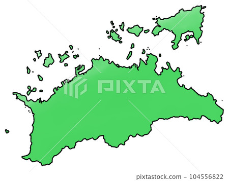 稍微鬆散的香川縣地圖 稍微鬆散的香川縣地圖 104556822