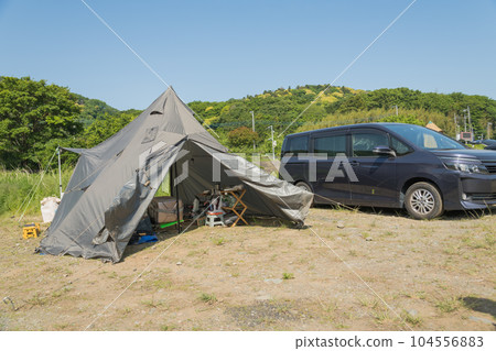 [完成中津川河床上的汽車營地建設] 104556883