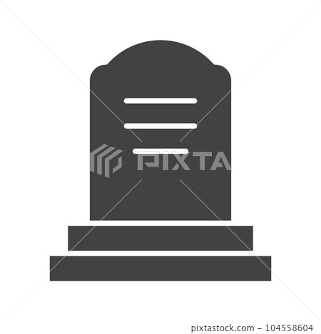 Tombstone Icon Image. 104558604