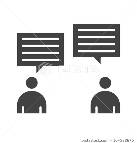 Talk Icon Image. 104558670