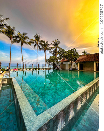 Lamai beach resort in Koh Samui, Thailand 104558797