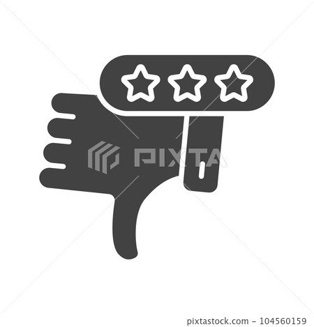 Negative Review Icon Image. Negative Review Icon Image. 104560159