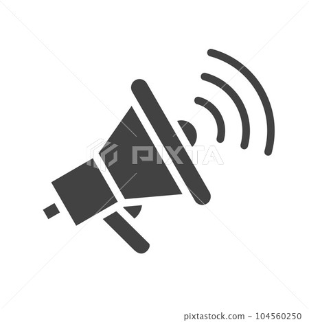 Megaphone Icon Image. 104560250