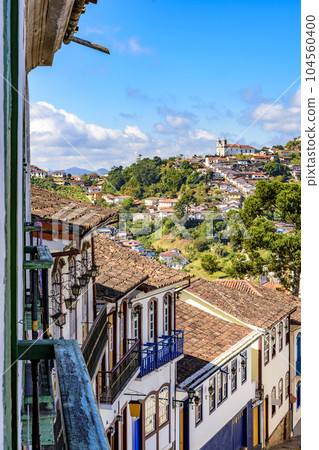 Citty of Ouro Preto with its churches, hills and houses Citty of Ouro Preto with its churches, hills and houses 104560400