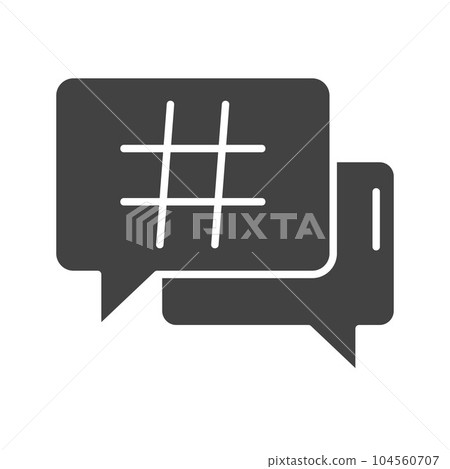 Hashtag Icon Image. 104560707