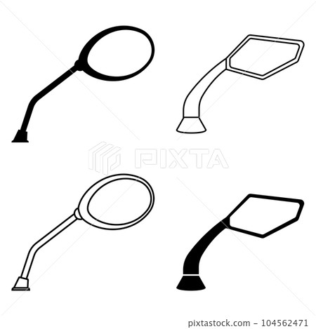 Rearview mirror icon 104562471