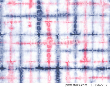 Tie dye shibori pattern. Abstract tie-dye technique hand dyed fabric. 104562797