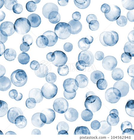 Abstract watercolor bubbles birthday party background 104562948