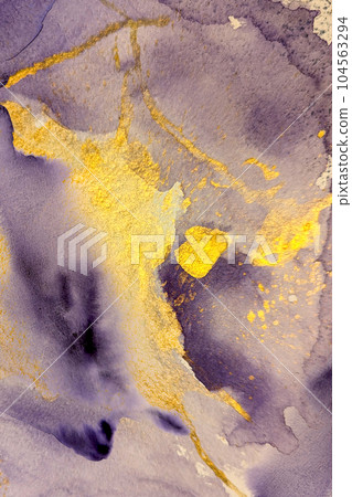 Abstract watercolor purple golden glitter liquid grunge luxury background Abstract watercolor purple golden glitter liquid grunge luxury background 104563294