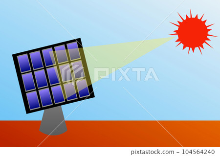 Solar power tracking type mount Solar power tracking type mount 104564240