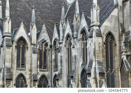 Church detail in Dunedin, New Zealand 104564775