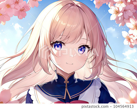 Girl illustration material Girl illustration material 104564913