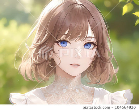 Girl illustration material Girl illustration material 104564920